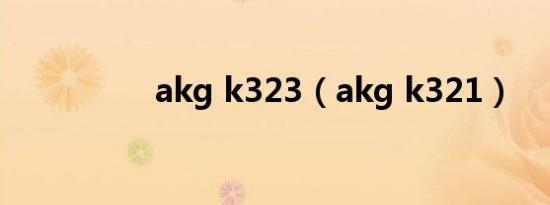 akg k323（akg k321）