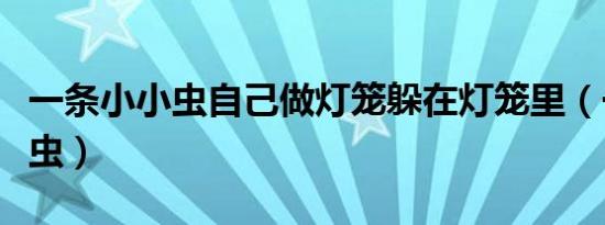 一条小小虫自己做灯笼躲在灯笼里（一条小小虫）