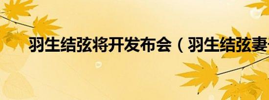 羽生结弦将开发布会（羽生结弦妻子）