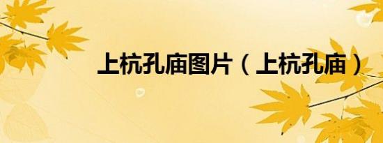上杭孔庙图片（上杭孔庙）