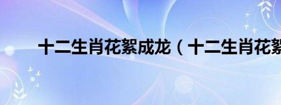 十二生肖花絮成龙（十二生肖花絮）