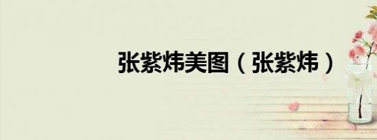 张紫炜美图（张紫炜）