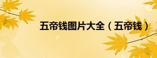 五帝钱图片大全（五帝钱）