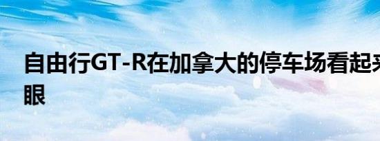自由行GT-R在加拿大的停车场看起来并不显眼