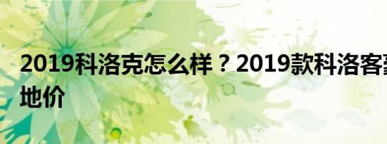 2019科洛克怎么样？2019款科洛客豪华版落地价