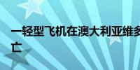 一轻型飞机在澳大利亚维多利亚州坠毁2人死亡