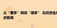 从“看多”转向“做多” 北向资金单日扫货224亿元创出历史新高