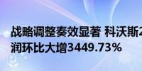战略调整奏效显著 科沃斯2024年一季度净利润环比大增3449.73%