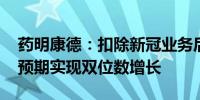 药明康德：扣除新冠业务后CDMO收入全年预期实现双位数增长