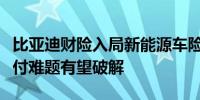比亚迪财险入局新能源车险市场高保费、高赔付难题有望破解