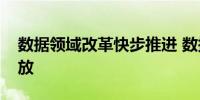 数据领域改革快步推进 数据要素潜能加快释放