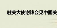 驻美大使谢锋会见中国美国商会代表团