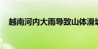 越南河内大雨导致山体滑坡 3名儿童遇难