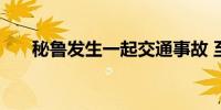秘鲁发生一起交通事故 至少10人死亡