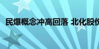 民爆概念冲高回落 北化股份等多股跌超5%