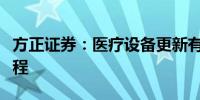 方正证券：医疗设备更新有望加速国产化率进程