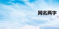 网名两字