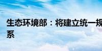 生态环境部：将建立统一规范的碳足迹管理体系