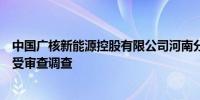 中国广核新能源控股有限公司河南分公司副总经理李宇杰接受审查调查