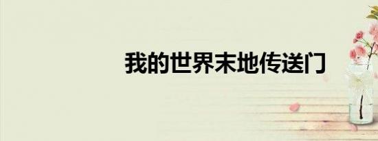 我的世界末地传送门