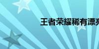 王者荣耀稀有漂亮符号