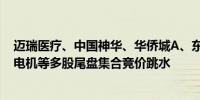 迈瑞医疗、中国神华、华侨城A、东鹏饮料、固德威、江特电机等多股尾盘集合竞价跳水