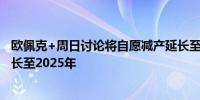 欧佩克+周日讨论将自愿减产延长至2024年并将部分减产延长至2025年
