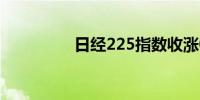 日经225指数收涨0.55%