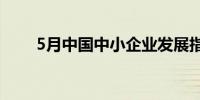 5月中国中小企业发展指数小幅下降