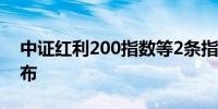 中证红利200指数等2条指数将于6月28日发布