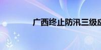 广西终止防汛三级应急响应