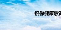 祝你健康歌词