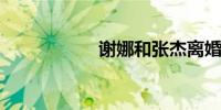 谢娜和张杰离婚了吗