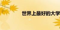 世界上最好的大学是哪所