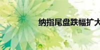 纳指尾盘跌幅扩大至1%
