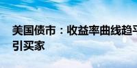 美国债市：收益率曲线趋平 长期美债尾盘吸引买家