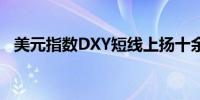 美元指数DXY短线上扬十余点现报105.77