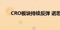 CRO板块持续反弹 诺思格涨超15%