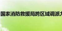国家消防救援局跨区域调派力量增援湖南华容