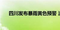 四川发布暴雨黄色预警 涉及11个市州