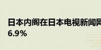 日本内阁在日本电视新闻网民调中支持率为26.9%