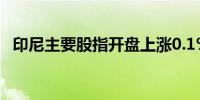 印尼主要股指开盘上涨0.1%至7,261.98点
