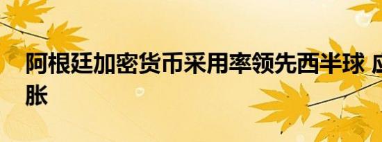 阿根廷加密货币采用率领先西半球 应对高通胀
