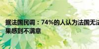 据法国民调：74%的人认为法国无法治理71%的人对选举结果感到不满意