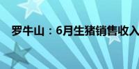 罗牛山：6月生猪销售收入10678.43万元
