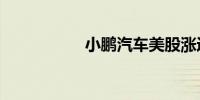 小鹏汽车美股涨近9%