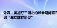 外媒：美加芬三国北约峰会期间宣布将建极地破冰船合作计划“年底前签协议”