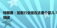特朗普：加密行业现在还是个婴儿 不想让其他国家接管这个领域