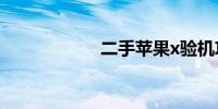 二手苹果x验机攻略