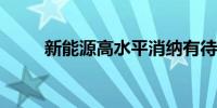 新能源高水平消纳有待多路径破题